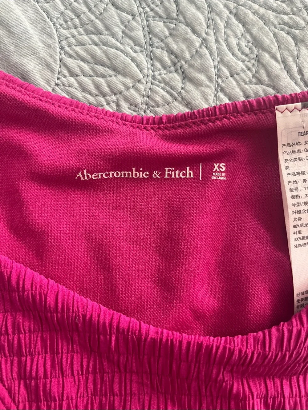 Abercrombie & Fitch Hot Pink Ribbed Bikini Bottoms